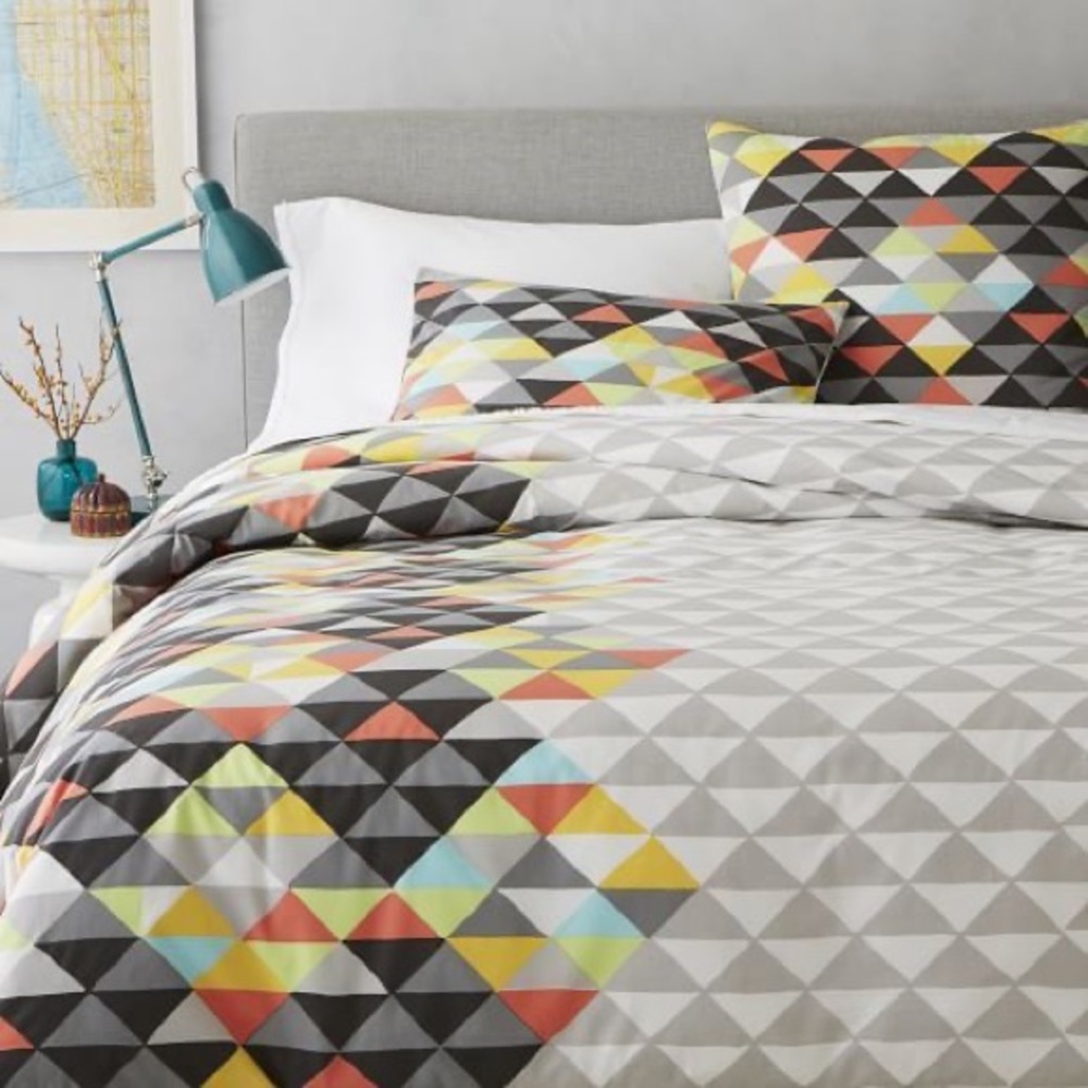 West Elm Queen Duvet Cover